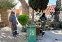 Trabajo constante mantuvo limpio Villa de Pozos durante semana santa