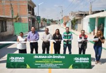 Juan Manuel Navarro inaugura pavimentación y alumbrado en división del norte; atrás quedan décadas de calles de tierra