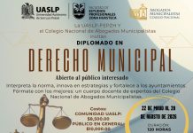 FEPZH UASLP fortalece la profesionalización jurídica con diplomado en Derecho Municipal