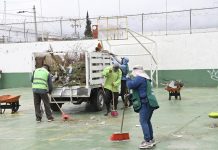 Servicios municipales garantiza mantenimiento de parques y áreas recreativas en Soledad