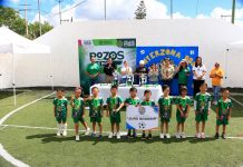 Villa de Pozos vivió una auténtica fiesta futbolera con su niñez