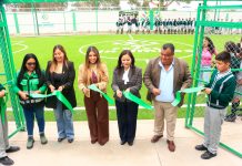 Paty Aradillas reconoce impulso del gobierno del estado en infraestructura educativa para Villa de Pozos