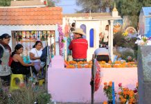 Panteones municipales de Villa de Pozos registraron alta afluencia por el día del padre