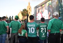 Fiesta futbolera en Soledad prendió y celebró a México