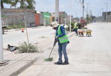 Tras lluvias recientes, Soledad intensifica limpieza en principales avenidas