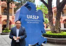 Docente de la UASLP recibe la Medalla Benito Juárez de la Sociedad Mexicana de Geografía y Estadística