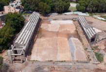 Alberca olímpica en Soledad continúa su edificación como un recinto para el deporte de alto rendimiento