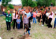 Villa de Pozos lleva a cabo jornada de reforestación del centro educativo TEPEU