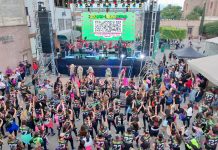 Con zumbanda, familias soledenses y visitantes se movieron y disfrutaron música en vivo