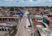 Calle Carlos Díez Gutiérrez en soledad alcanza 80% de avance en su rehabilitación integral