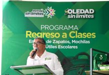 Inicia en Soledad programa regreso a clases: alcalde y gobernador encabezan evento
