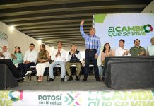 Juan Manuel Navarro reconoce paso a desnivel circuito potosí que mejora la movilidad metropolitana
