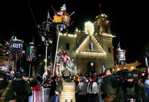 Villa de Pozos reconoce a los tradicionales gallitos