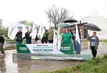 FAMILIAS DE HACIENDA DE LOS MORALES CELEBRAN INICIO DE CONSTRUCCIÓN DEL PARQU URBANO Y RECONOCEN A UN GOBIERNO QUE ESCUCHA Y ATIENDE