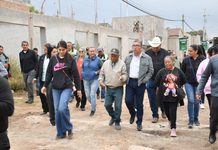 Alcalde Juan Manuel Navarro arranca obras integrales de urbanización en localidad los Gómez